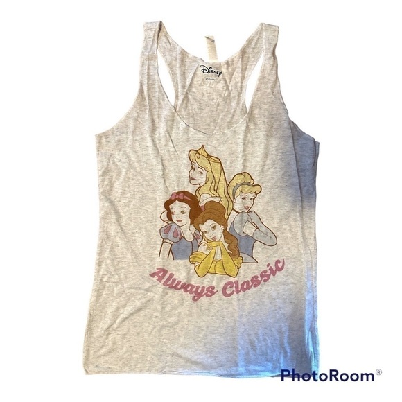NEXT LEVEL APPAREL Disney Princesses Always Classic Womens Tank Top NWT - Picture 3 of 7